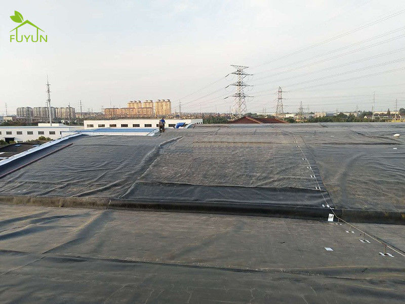 Projet de protection de pente de géotextile de feuille de Geomembrane de HDPE de toit de construction